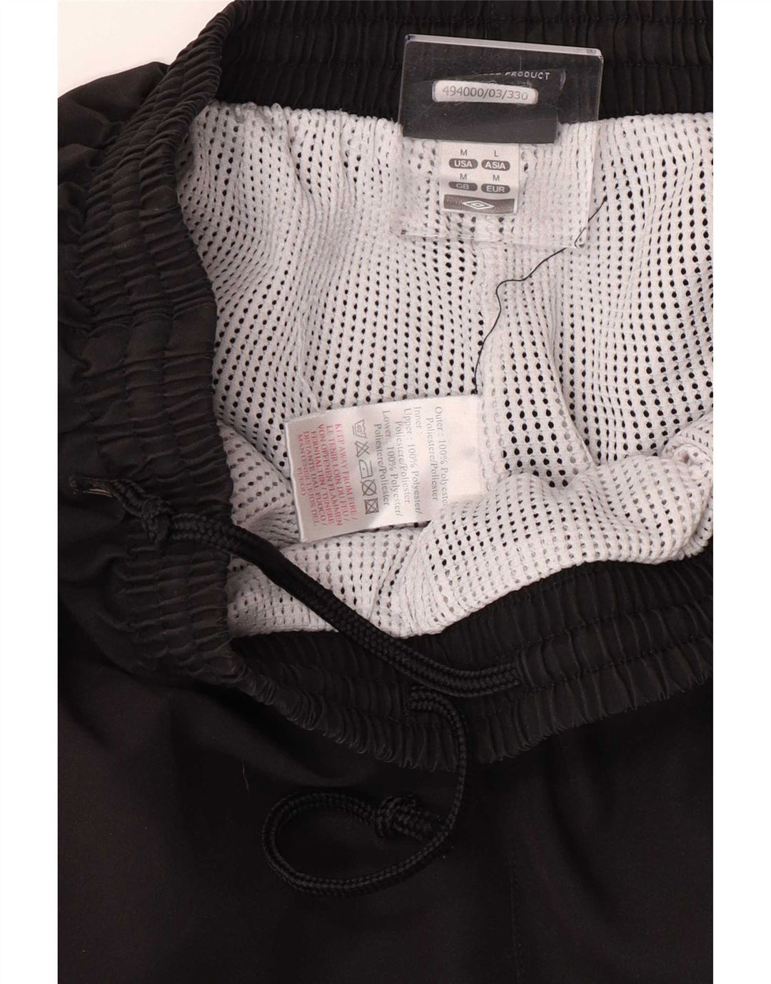 Umbro Pantalon de Survêtement Joggers Homme Noir Moyen Polyester