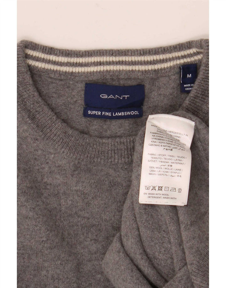 Gant Pull ras du cou pour femme UK 14 Laine gris moyen
