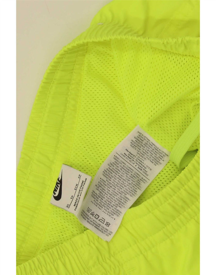 Nike Short de sport graphique pour homme XS Jaune Polyester
