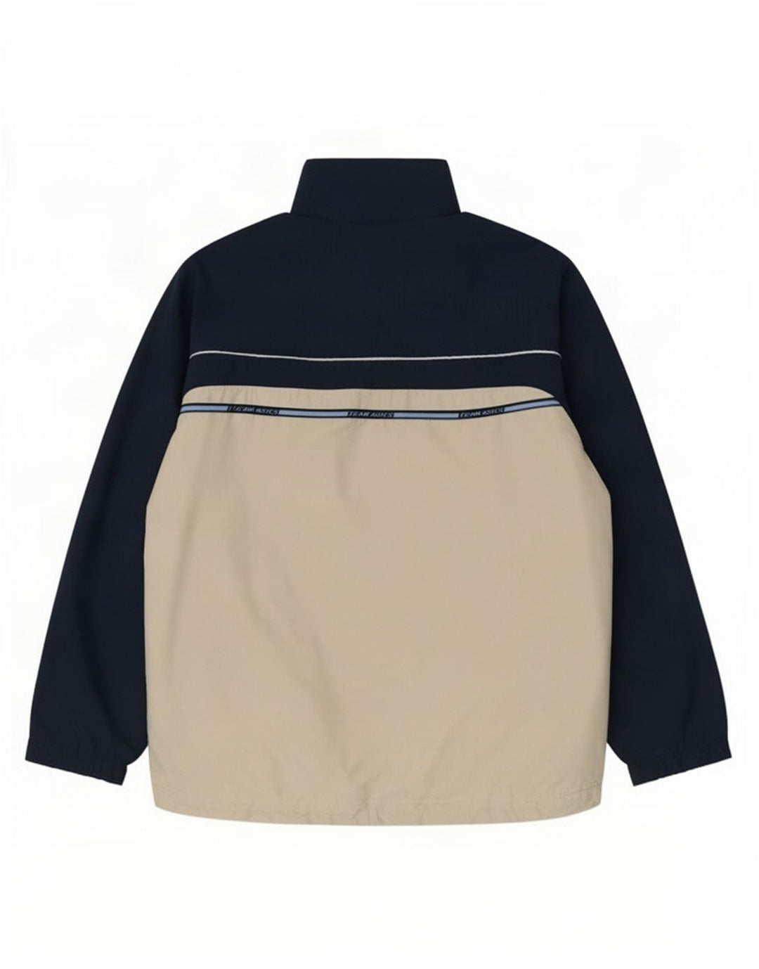 Asics Veste de survêtement pour homme Large Bleu marine Colourblock