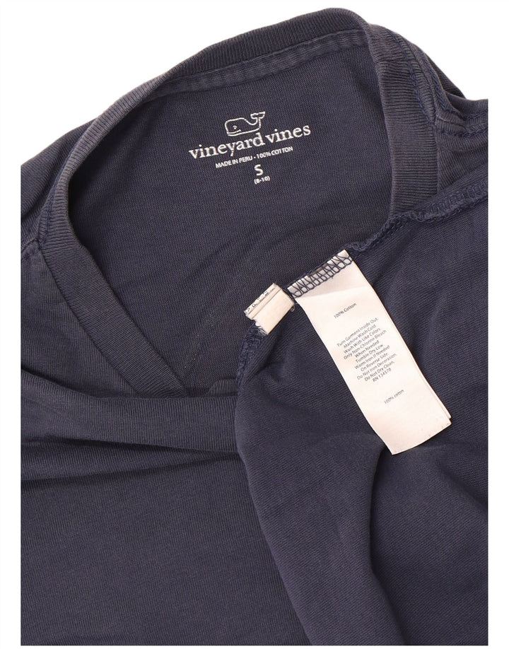 VINEYARD VINES Haut graphique à manches longues pour garçon 8-9 ans Petit Bleu Noël