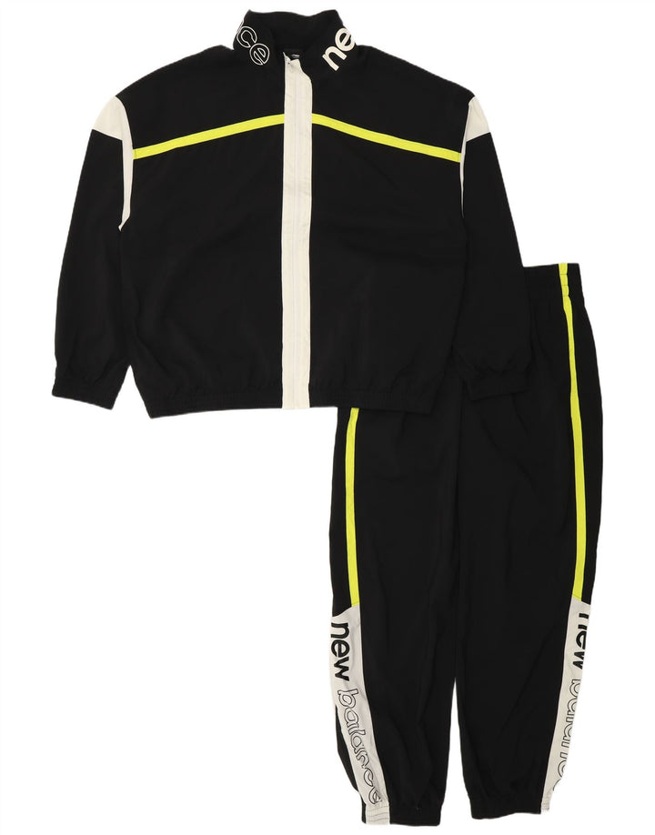 New Balance Survêtement Graphic Full Homme Noir Moyen Polyester Colorblock