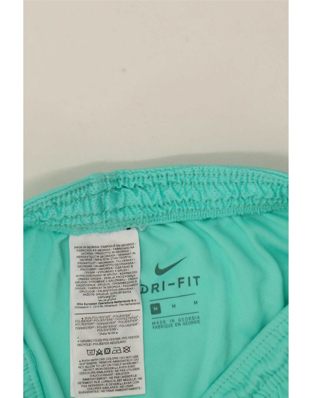 Nike Short de sport Dri Fit pour homme en polyester turquoise moyen