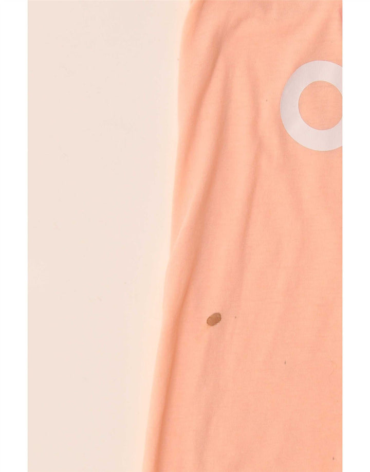 Adidas Débardeur Graphique Femme UK 12/14 Rose Moyen Polyester