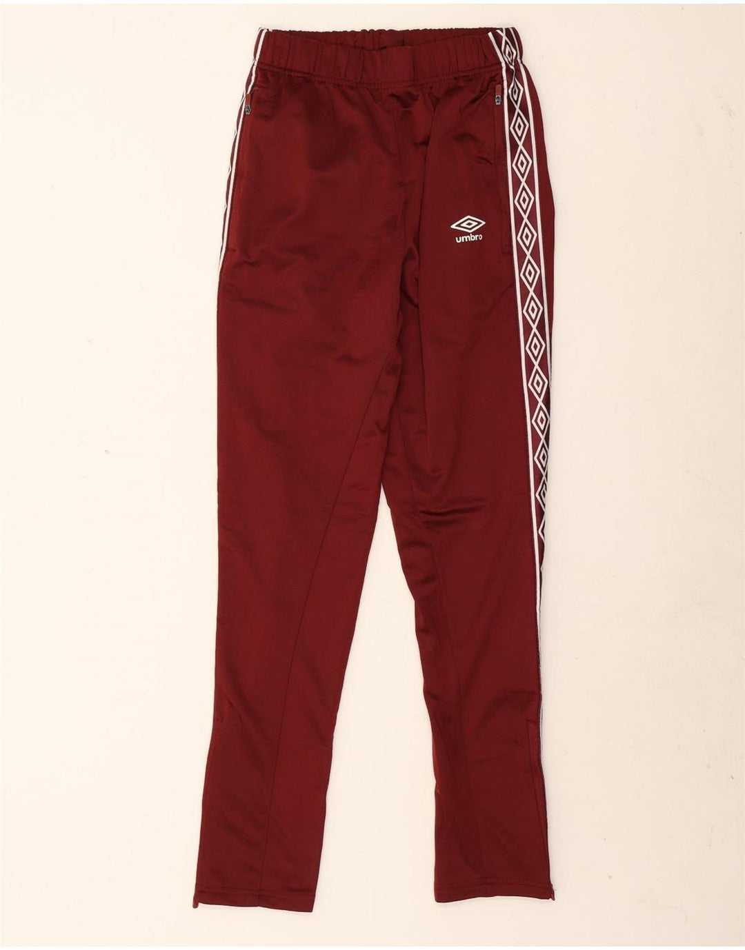 Umbro Pantalon de Survêtement Graphique Homme Petit Bordeaux Polyester