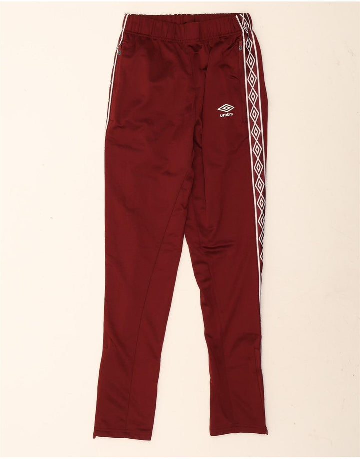 Umbro Pantalon de Survêtement Graphique Homme Petit Bordeaux Polyester