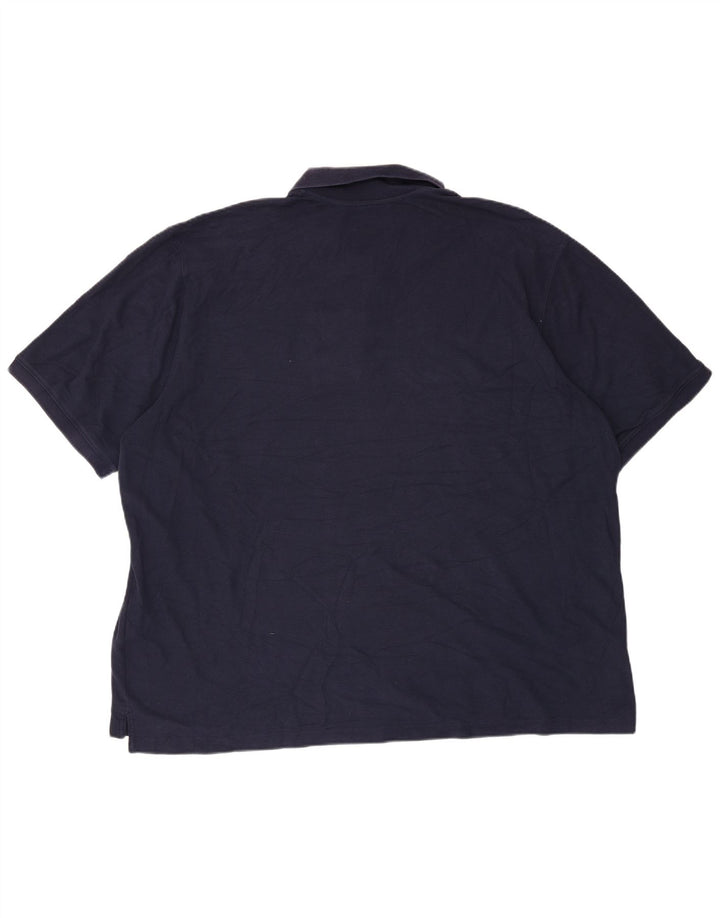 EDDIE BAUER Polo Homme 2XL Bleu Marine Coton