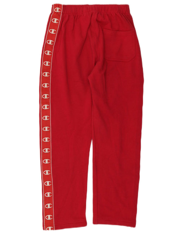 Champion Pantalon de survêtement graphique pour femme UK 8 Small Rouge Coton