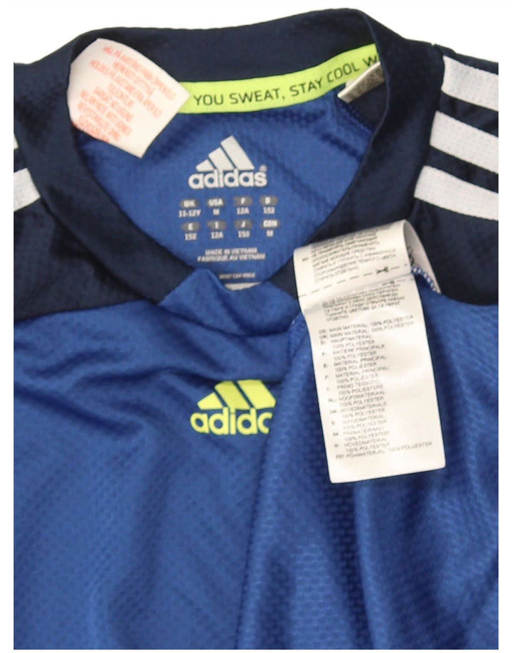 Adidas T-Shirt Garçon 11-12 ans Bleu Colorblock Polyester