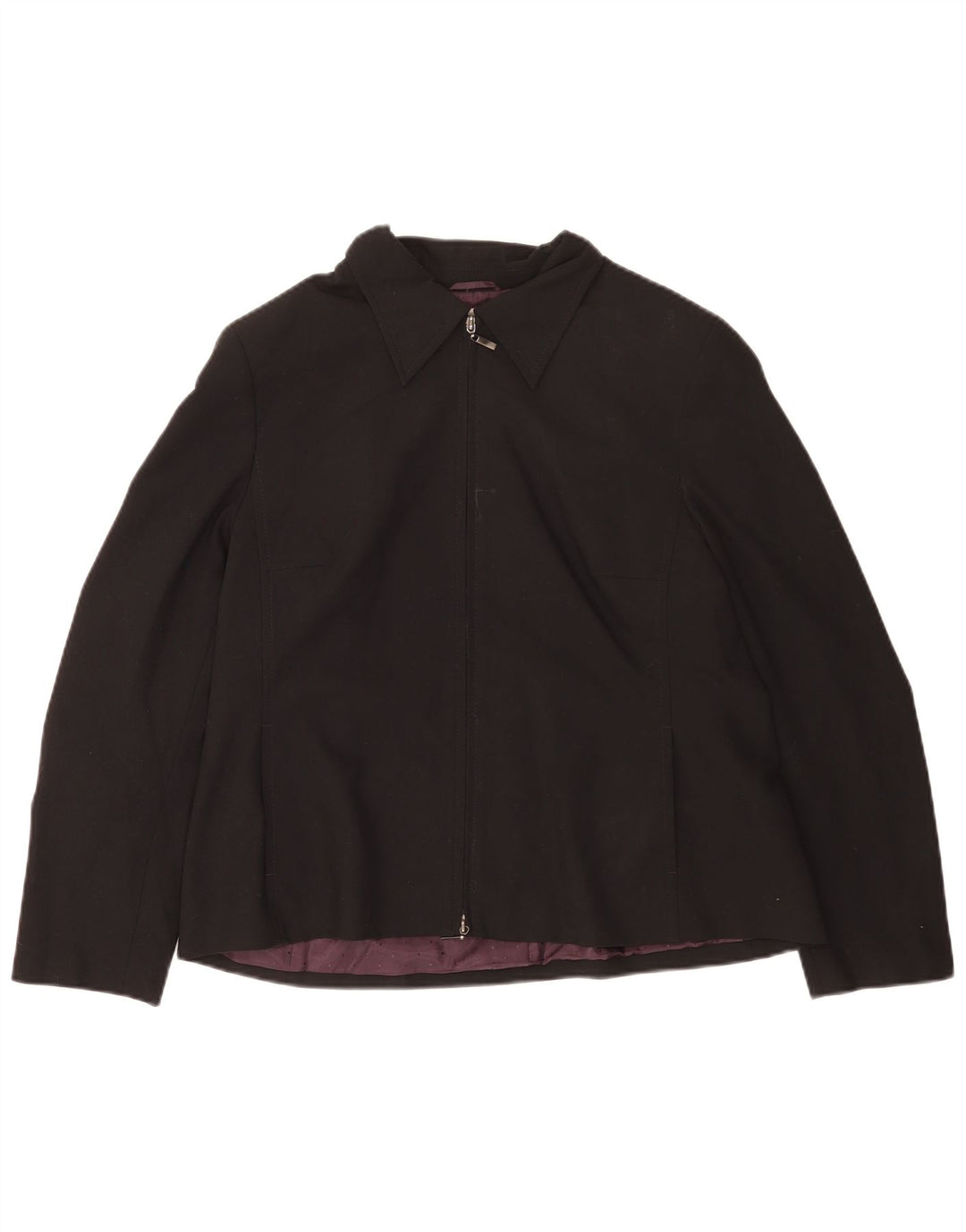 Marks & Spencer Veste blazer coupe standard pour femme UK 18 XL Noir Polyester