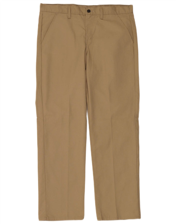 Dickies Pantalon Chino Droit Homme W34 L32 Kaki Polyester
