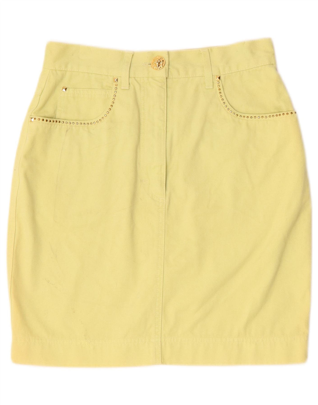 Laurel Mini jupe femme EU 38 Medium W28 coton jaune