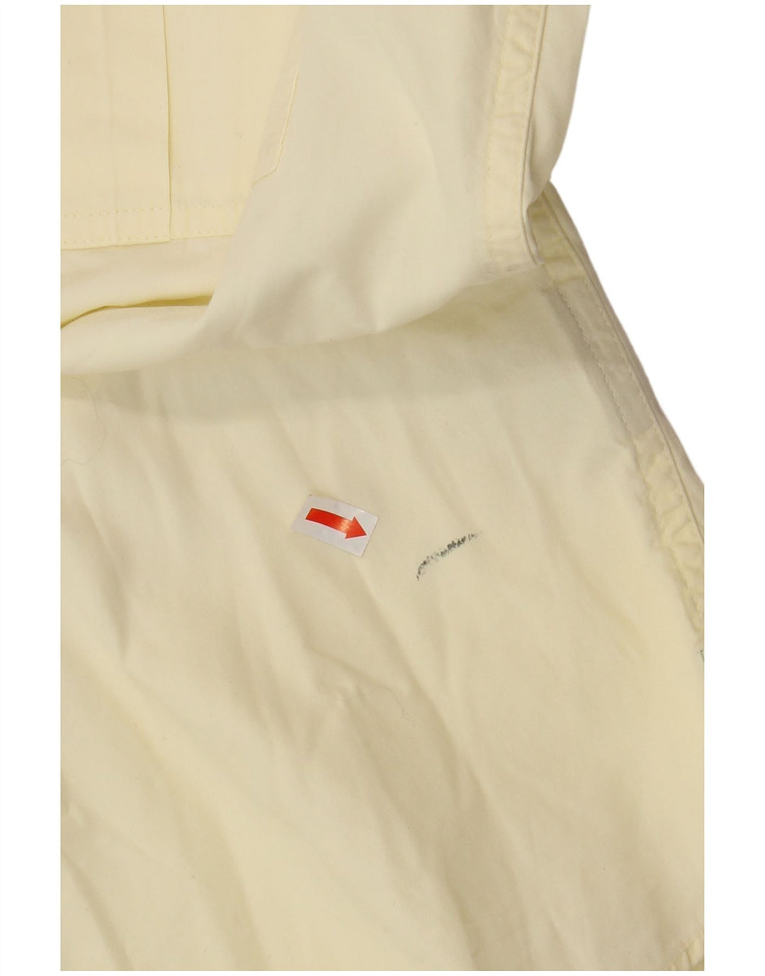 BOSTON Chemise à manches courtes pour hommes Taille 41 16 Grand coton jaune