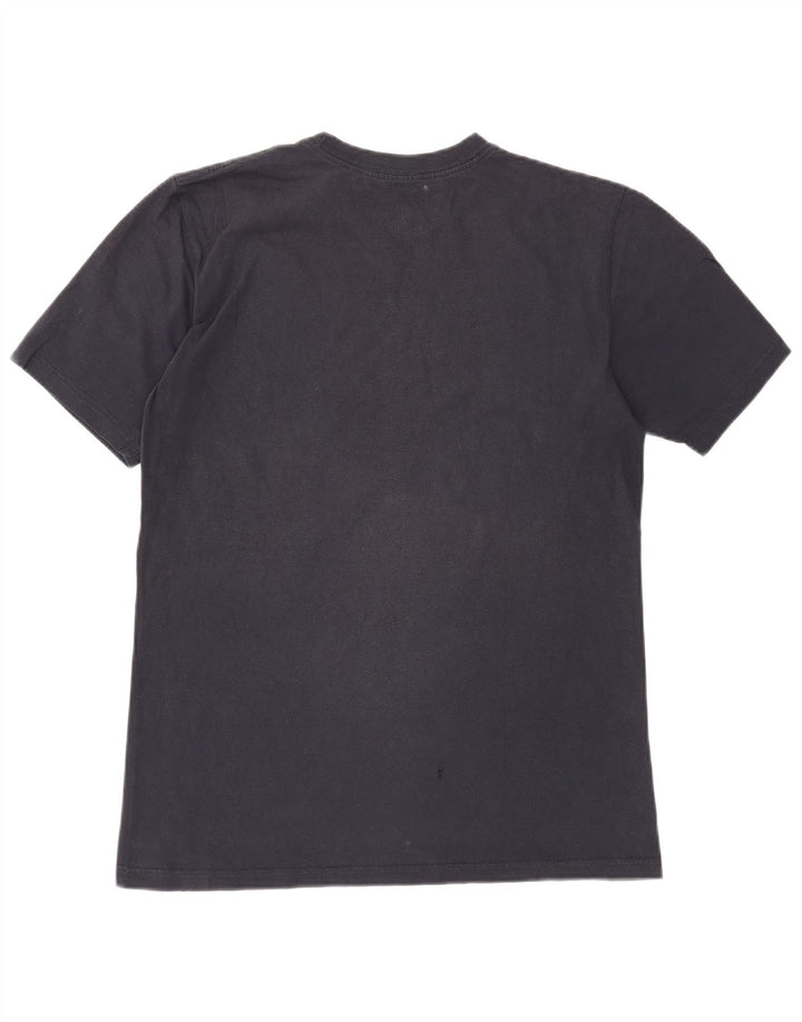 Nike T-shirt graphique coupe standard pour homme en coton bleu marine moyen