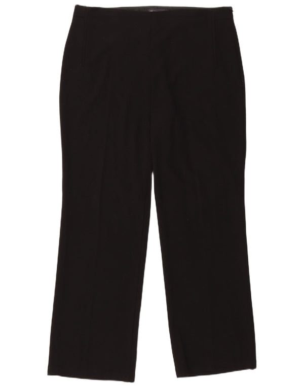 Marks & Spencer Pantalon chino taille haute pour femme UK 16 Large W38 L32 Noir