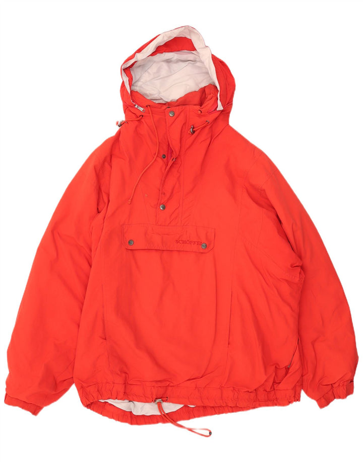 SCHAEFER Veste Anorak à capuche Gore-Tex pour homme UK 44 2XL Rouge Polyamide