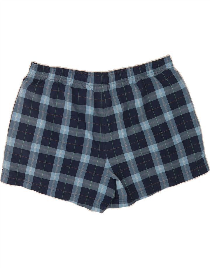 REEBOK Mens Swimming Shorts XL  Blue Check Vintage Reebok and Second-Hand Reebok from Messina Hembry 