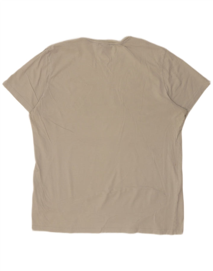 G-Star T-Shirt Graphique Homme Top 2XL Gris Coton