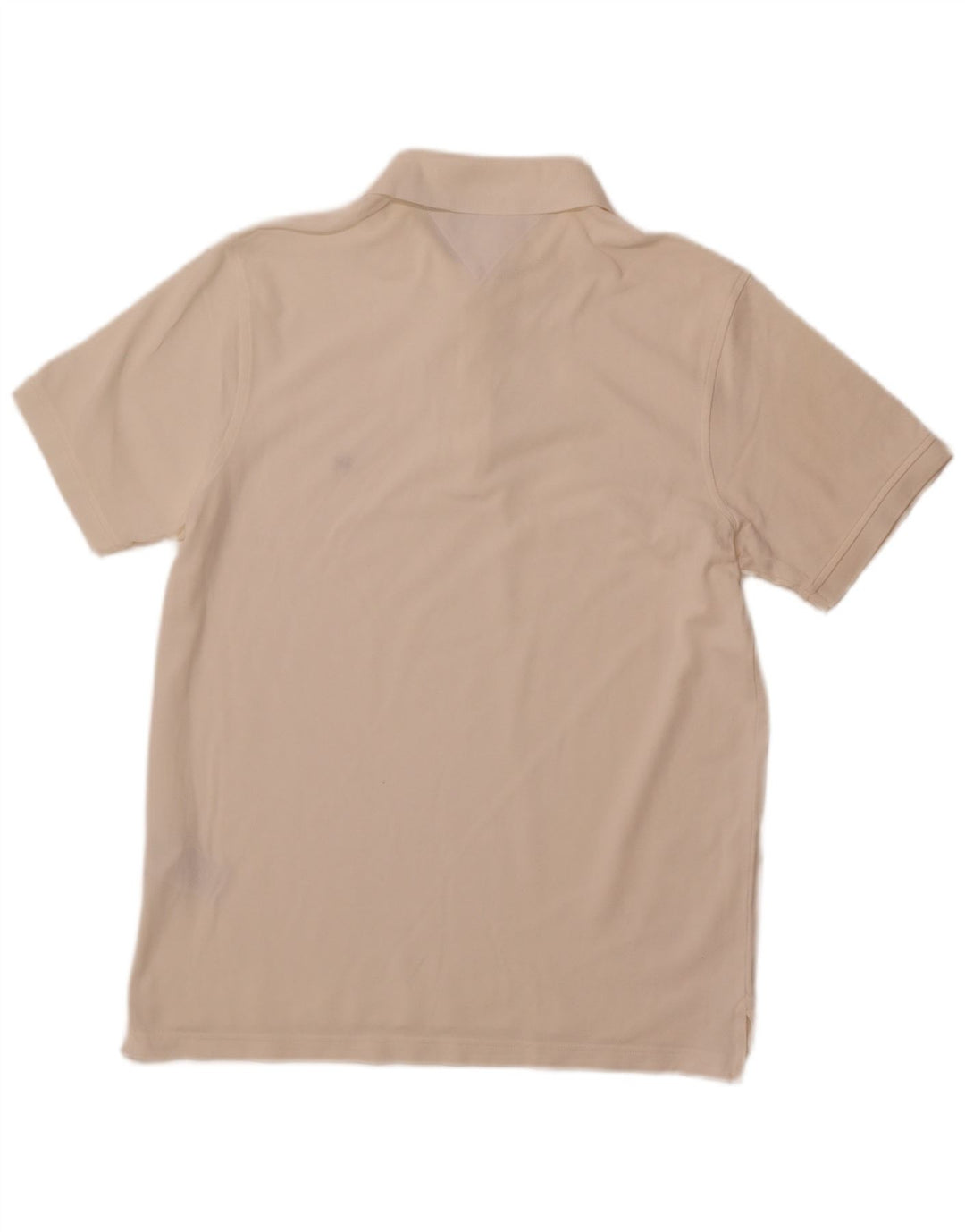 TOMMY HILFIGER Polo Slim Fit Homme Blanc Cassé Coton