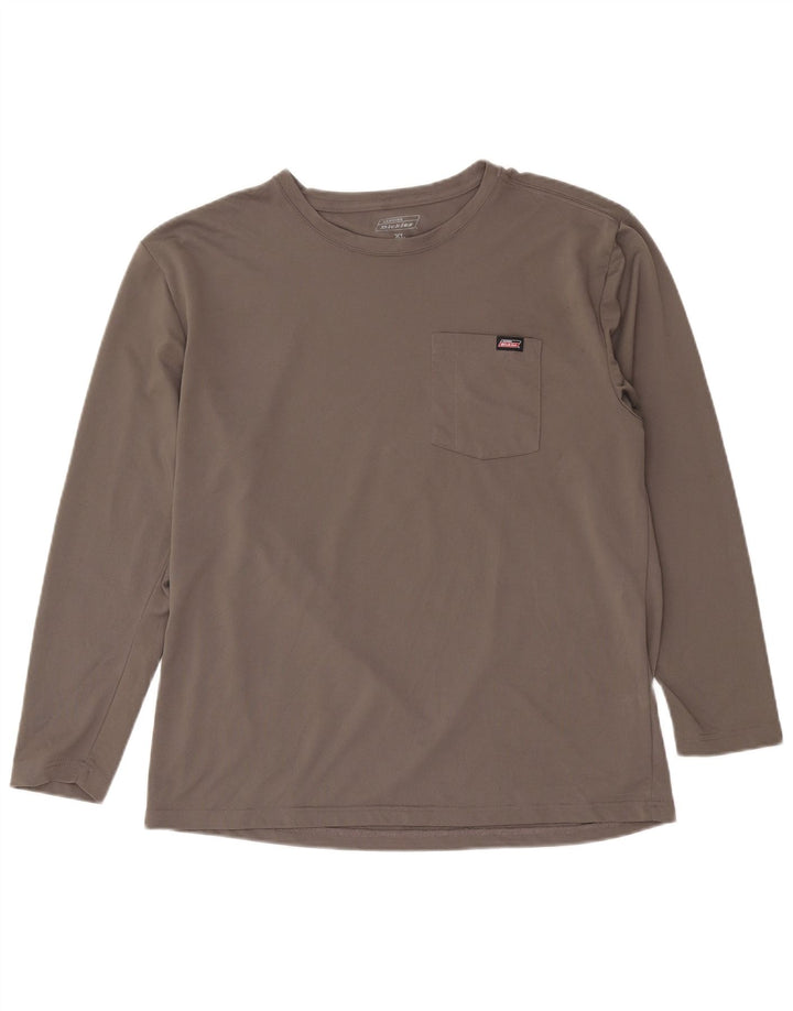 Dickies Haut Homme Manches Longues XL Gris Polyester