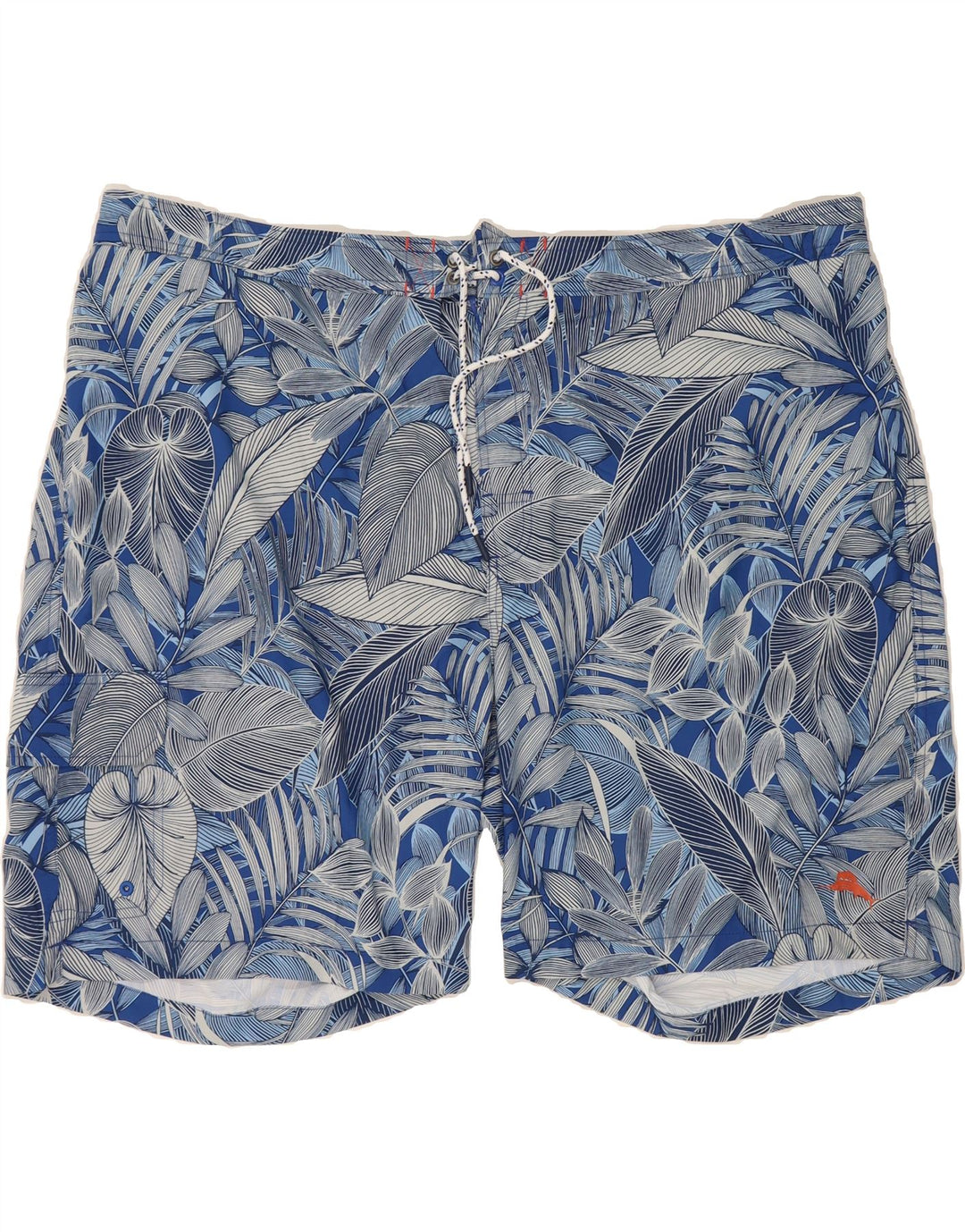 TOMMY BAHAMA Mens Swimming Shorts 3XL  Blue Floral Polyester Vintage Tommy Bahama and Second-Hand Tommy Bahama from Messina Hembry 
