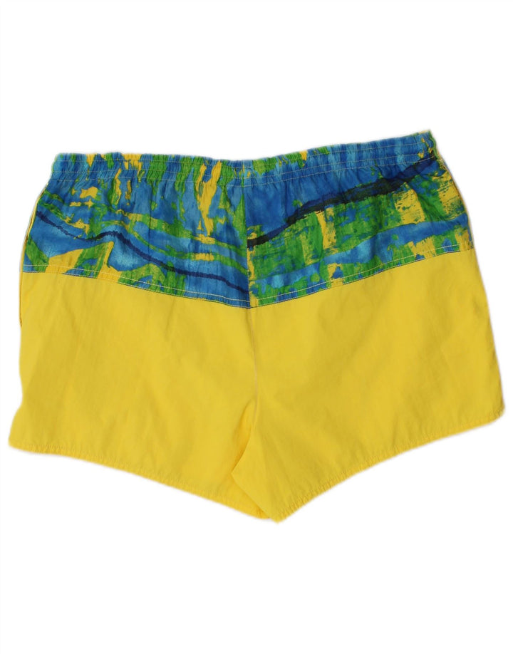 OCEANO Short de Bain IT 48 Homme Colorblock Jaune Moyen Polyamide