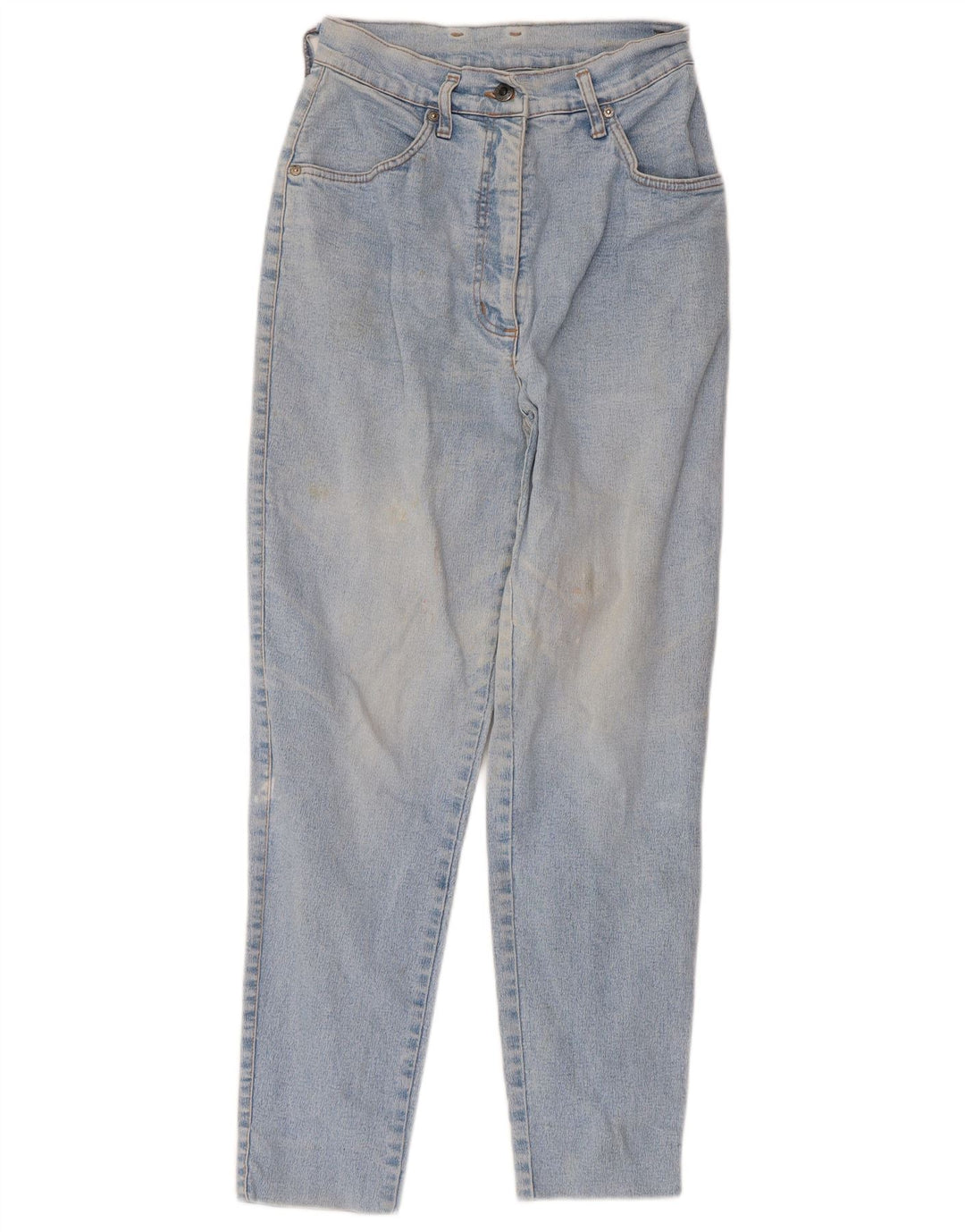 CAPOPERA Jean fuselé taille haute pour femme IT 44 Medium W26 L26 Bleu Coton