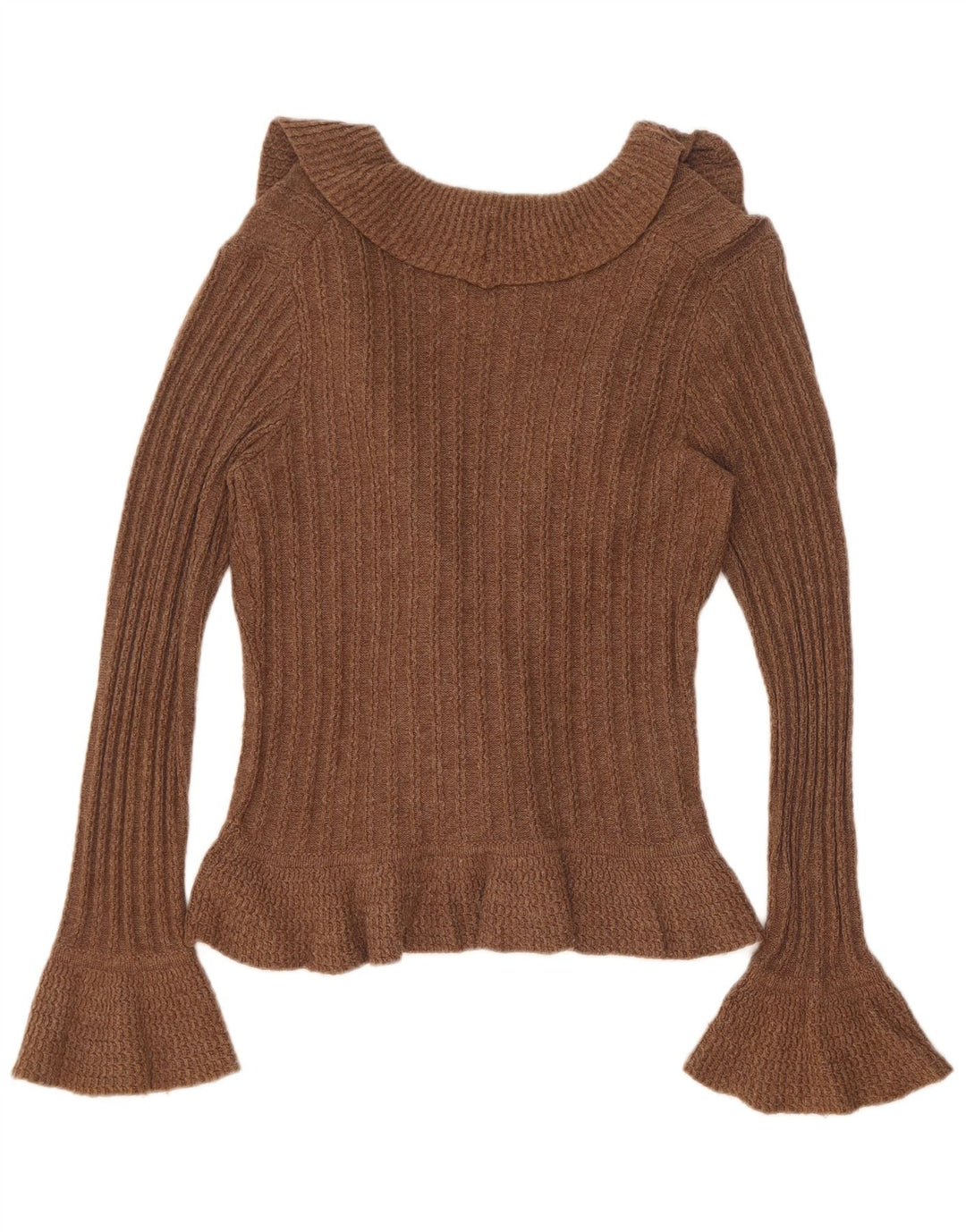 Marks & Spencer Cardigan pour femme en coton marron moyen UK 12