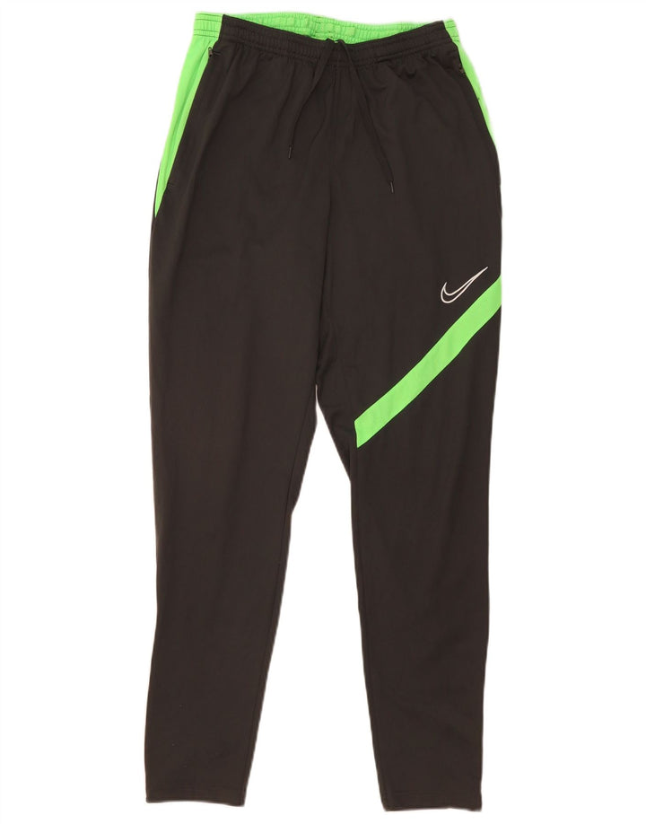 Pantalon de survêtement Nike Dri Fit pour femme UK 12 Gris moyen Colourblock