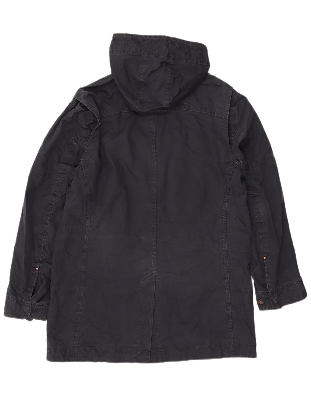 TIMBERLAND Veste Parka à capuche pour homme UK 40 Large Bleu Marine Coton