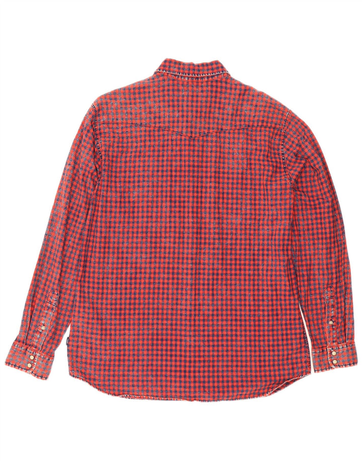Jack & Jones Chemise Flanelle Homme XL Rouge Vichy Coton
