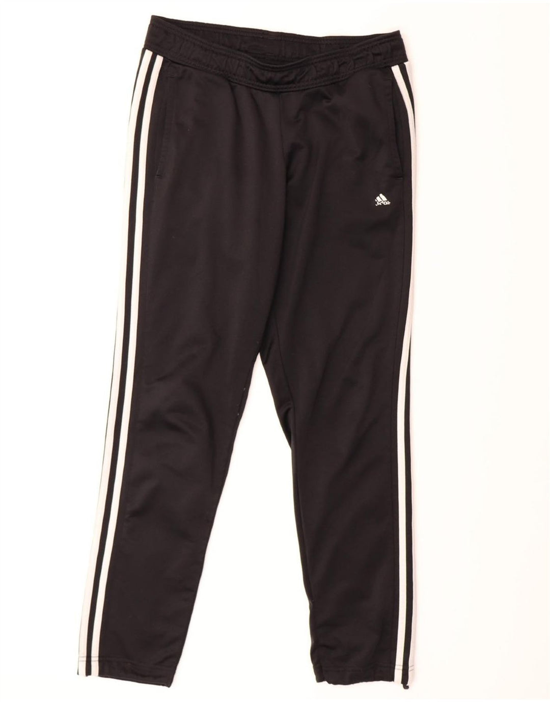 ADIDAS Womens Tracksuit Trousers UK 8/10 Small  Black Polyester Vintage Adidas and Second-Hand Adidas from Messina Hembry 