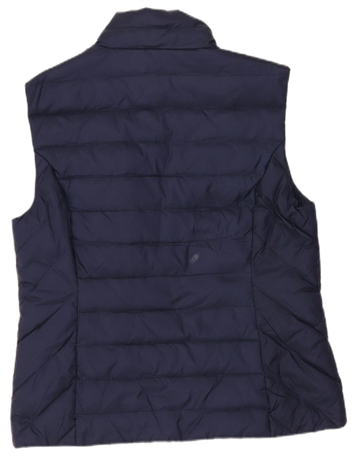 JACK WILLS Gilet rembourré pour femme UK 12 Medium Bleu Marine Polyamide