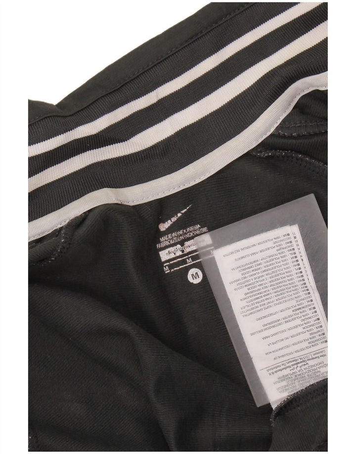 NIKE Veste de survêtement graphique pour femme UK 14 Gris moyen Polyester