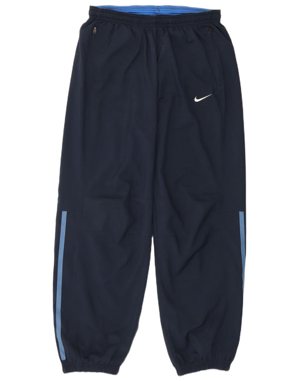 Nike Pantalon de survêtement pour homme Pantalon de jogging Large Bleu marine Polyester