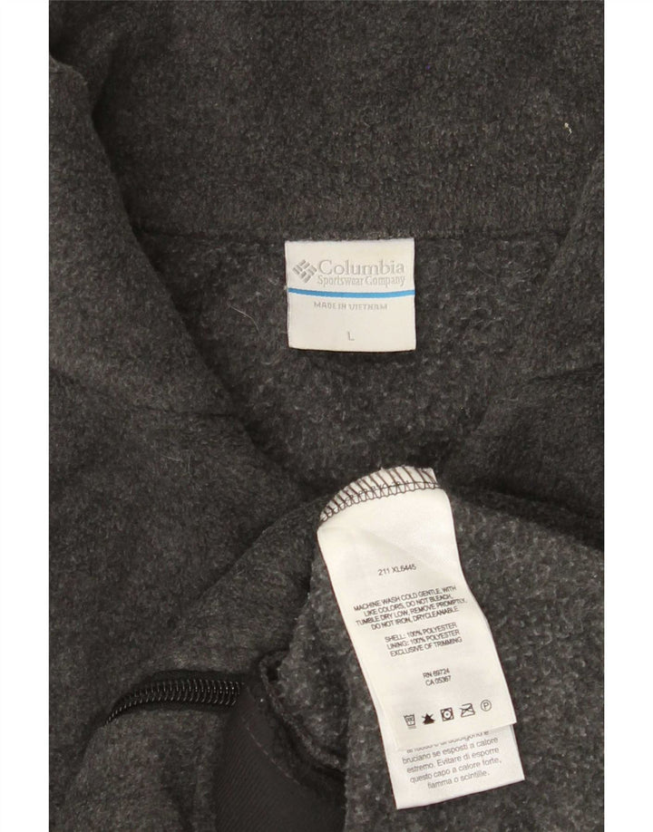 Columbia Veste Polaire Femme UK 16 Large Gris Polyester