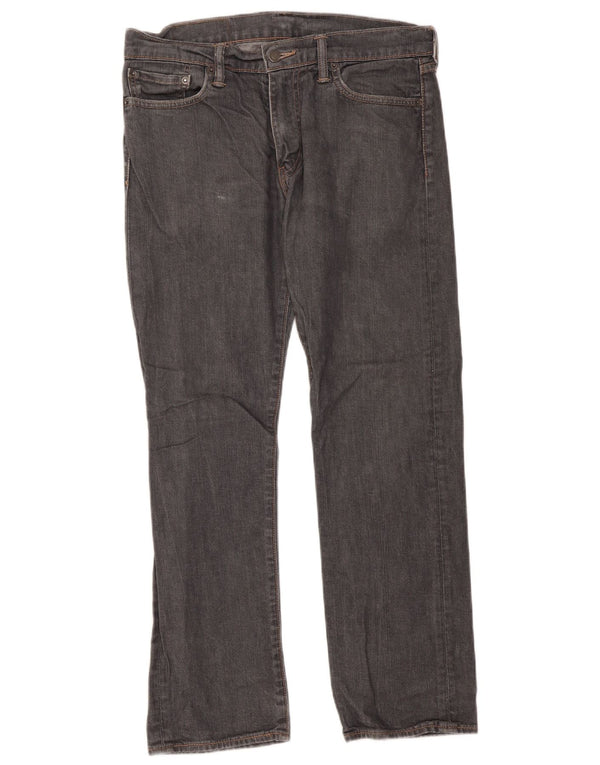 Levi's Jean Droit 504 Homme Gris W32 L30 Coton