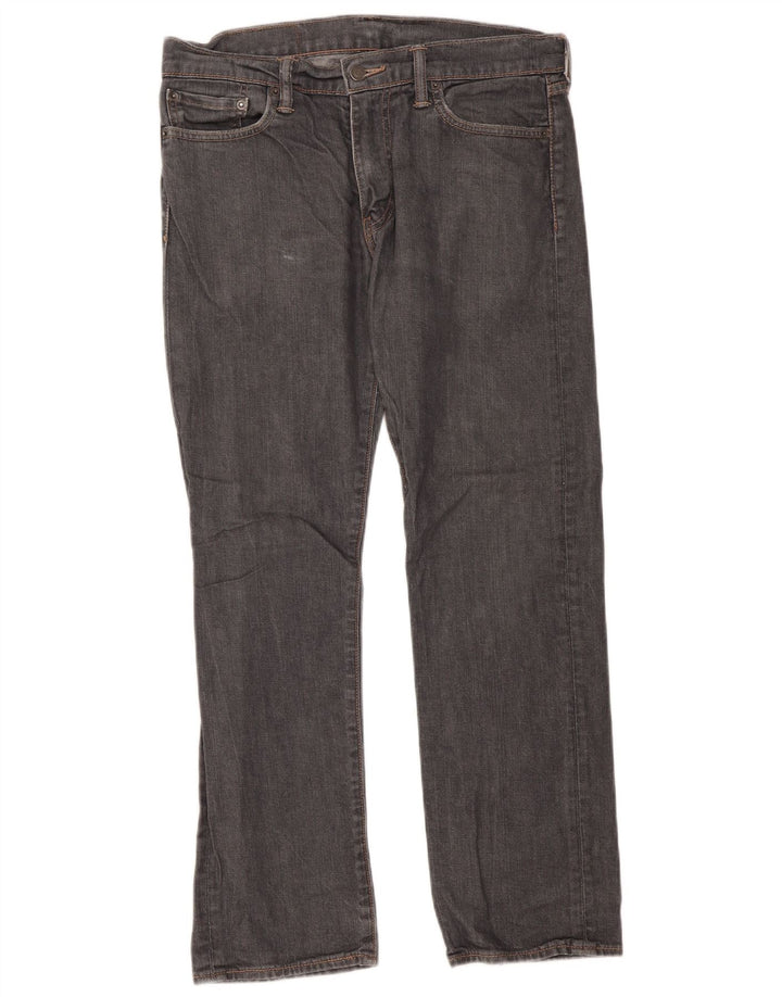 Levi's Jean Droit 504 Homme Gris W32 L30 Coton