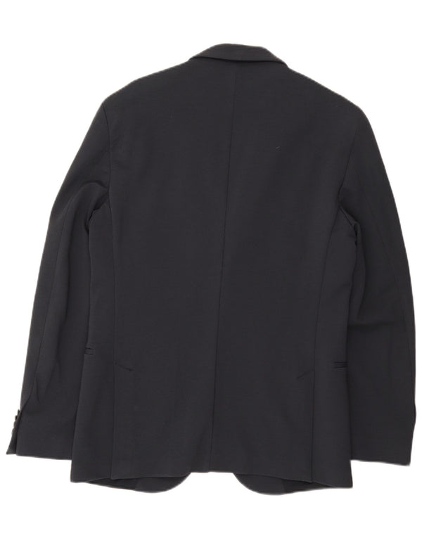 Hugo Boss Veste blazer à 2 boutons pour homme EU 48 Bleu marine moyen Viscose