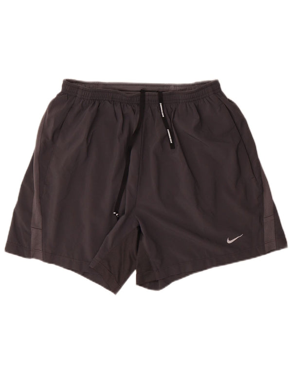 Nike Short de sport pour homme Gris moyen Polyester