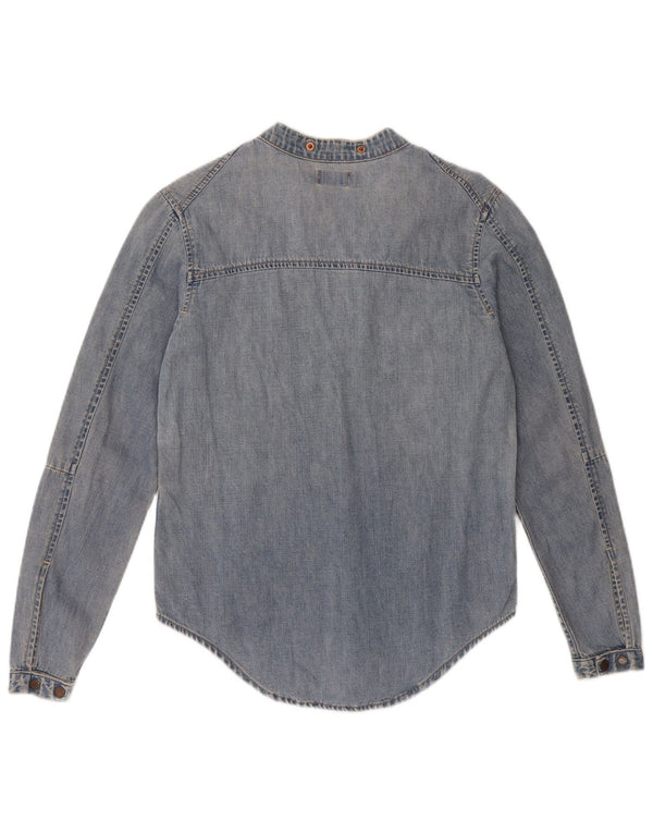 Levi's Chemise en Jean Pull Femme UK 6 XS Bleu Coton