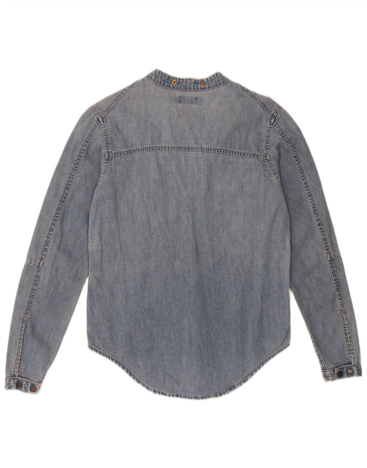 Levi's Chemise en Jean Pull Femme UK 6 XS Bleu Coton