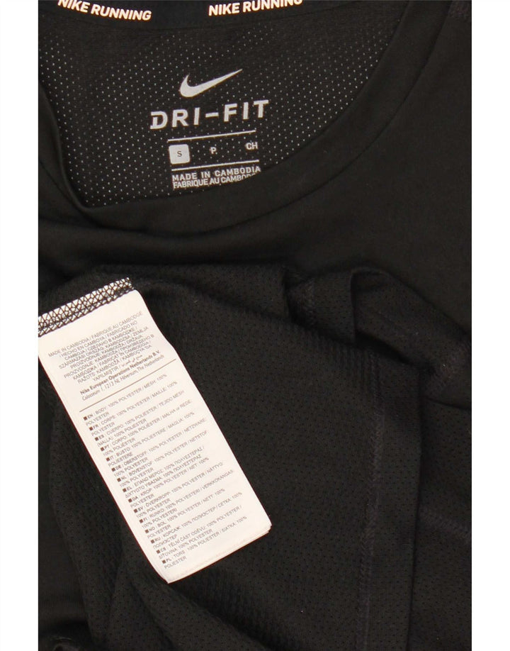 Nike Haut Dri Fit à manches longues pour homme Taille S Noir Polyester