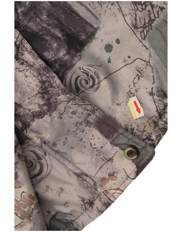 FUCHS & SCHMITT Veste de pluie coupe ample pour femme UK 16 Large Gris Patchwork