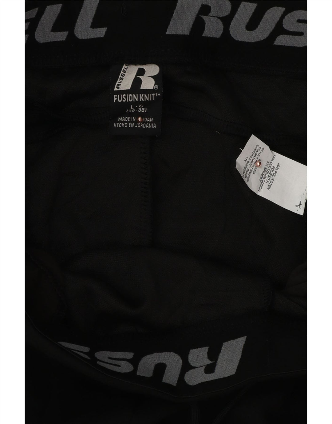 RUSSELL ATHLETIC Pantalon de survêtement pour homme Joggers Large Noir Polyester