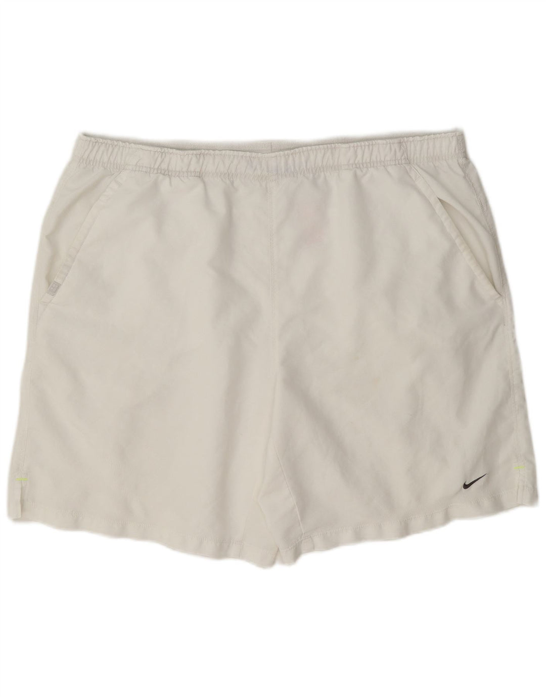 Nike Short de sport pour homme XL Blanc Polyester