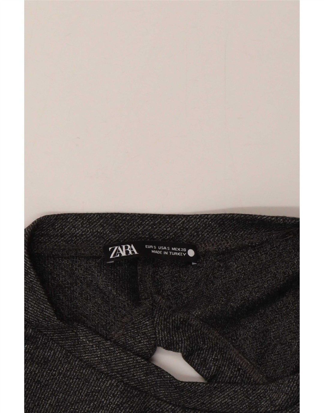 Zara Chemisier surdimensionné à manches longues pour femme UK 10 Petit Gris