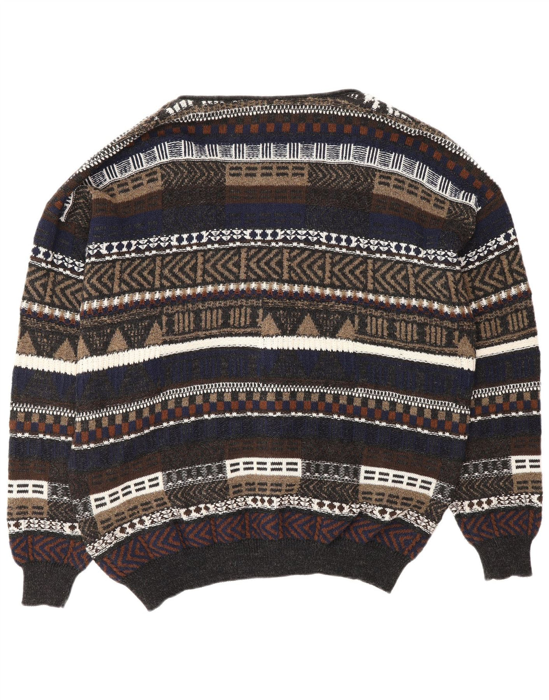 ALLISON WINGATE Pull Cardigan Homme IT 56 2XL Multicolore Fair Isle