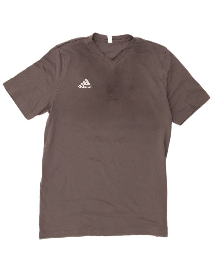 Adidas T-Shirt Homme Haut Large Gris Coton