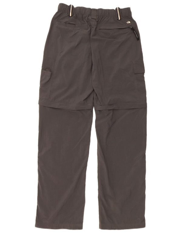 The North Face Mens Hiking Cargo Trousers Small W29 L31 Grey Nylon
